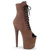 Pleaser - FLAMINGO1021FS Platform Boots, Pole dance shoes - Brown Product image
